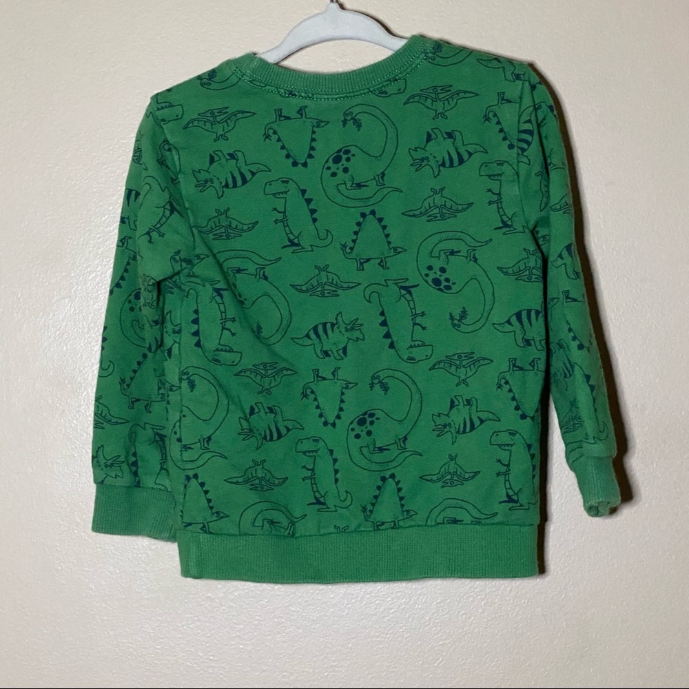 Carter's Green Dinosaur Long Sleeve Top Size 24M